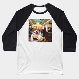 The Grand International Hotel by Jeff Lee Johnson Baseball T-Shirt